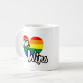 Liefde wint - LGBTQ+ Pride #2 Koffiemok (Voorkant links)