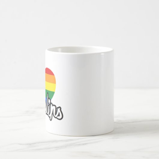 Liefde wint - LGBTQ+ Pride #2 Koffiemok (Center)