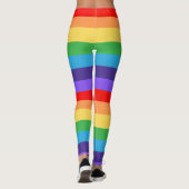Liefde Wint Moderne Rainbow Pride Maand lgbt cadea Leggings (Achterkant)