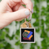 Liefde wint. Pride. Pride wint. LGBT+Pride Sleutelhanger (Hand)