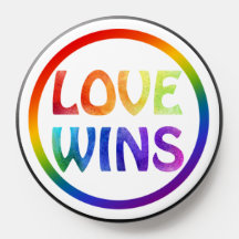 Liefde wint Rainbow Pride Black Trim