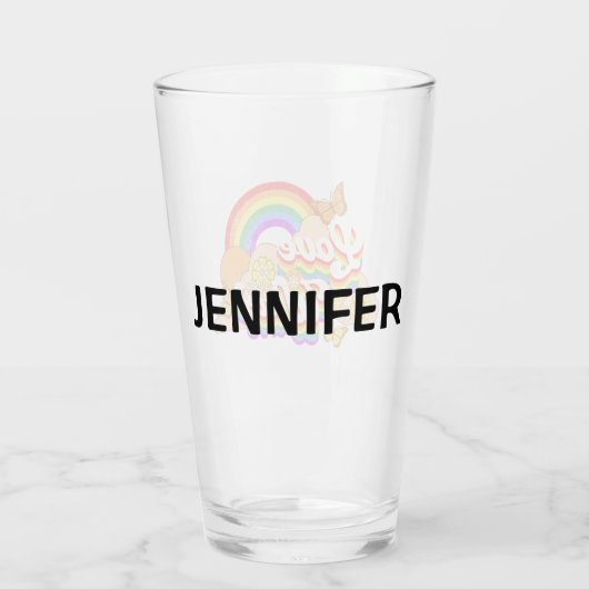 Liefde wint tekstontwerp glas (Achterkant)