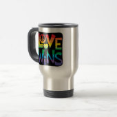 Liefde wint! Travel Mug Reisbeker (Voorkant links)
