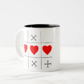 LIEFDE WINT XOXO TWEEKLEURIGE KOFFIEMOK (Voorkant links)