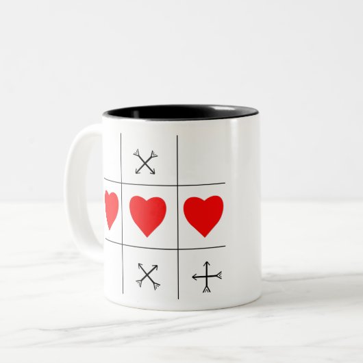 LIEFDE WINT XOXO TWEEKLEURIGE KOFFIEMOK (Voorkant links)