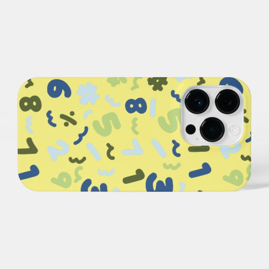 Liefde Wiskunde iPhone Hoesje (Achterkant horizontaal)