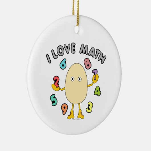 Liefde Wiskunde Keramisch Ornament (Rechts)