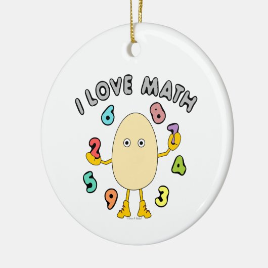 Liefde Wiskunde Keramisch Ornament (Links)