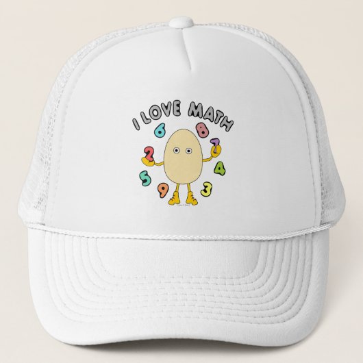 Liefde Wiskunde Trucker Pet (Voorkant)