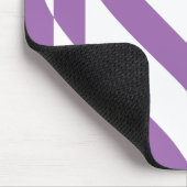 Liefde Wit op Paars Muismat (Hoek)