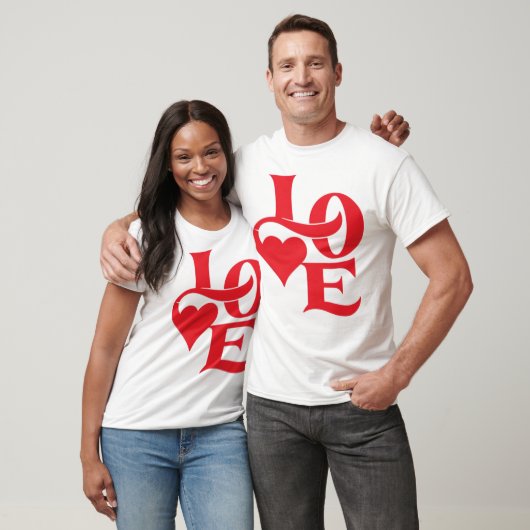 "Liefde" Wit T-Shirt (Unisex)