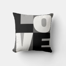 Liefde, witte en zwarte, schone, Letter Art-design