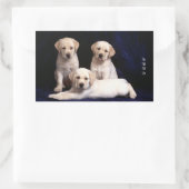 Liefde Witte Labrador Retriever Puppy Dog Stickers (Tas)