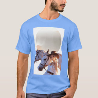 Liefde witte paarden jongen t-shirt