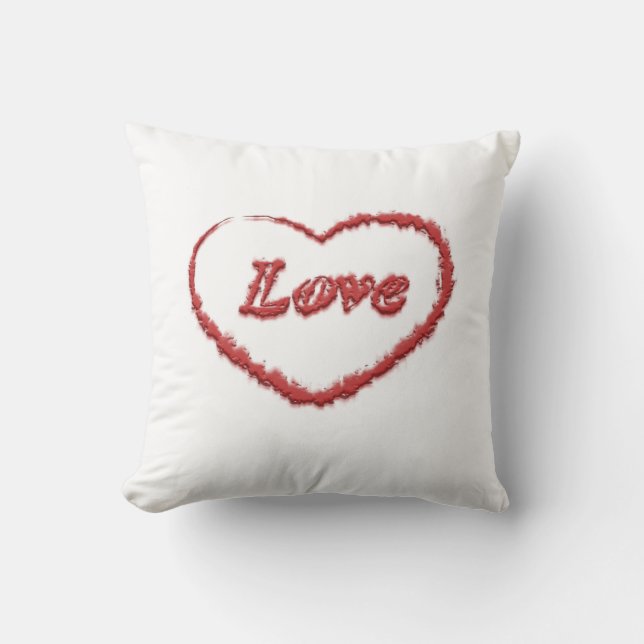 Liefde wolkenkraampje kussen (Voorkant)