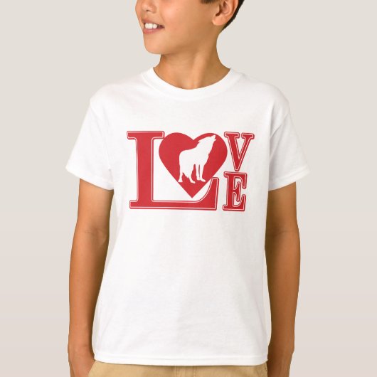 Liefde Wolven T-shirt (Voorkant)