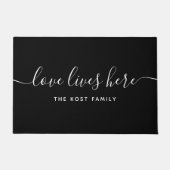 Liefde woont hier in deurmat (Voorkant)