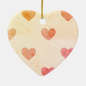 Liefde Woord Kunst Hart Ornament (Achterkant)