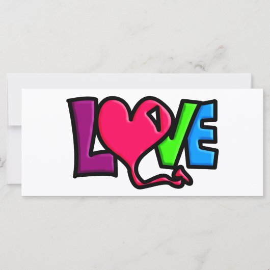 Liefde Woord Kunst Typografie (Voorkant)