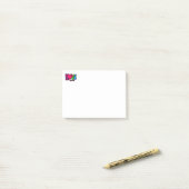 Liefde Woord Kunst Typografie Post-it® Notes (Op bureau)