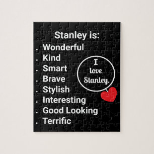 Liefde & Woorden - Zwart met Hart: Jigsaw Puzzel