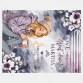 Liefde wordt genoemd grote tante nichtje en neefje fleece deken (Voorkant (Horizontaal))