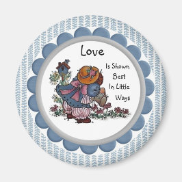 Liefde wordt het beste getoond in Little Ways Magn Magneet