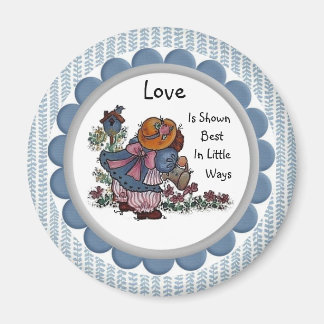 Liefde wordt het beste getoond in Little Ways Magn Magneet