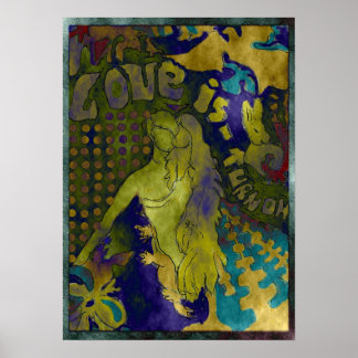 Liefde wordt ingeschakeld poster