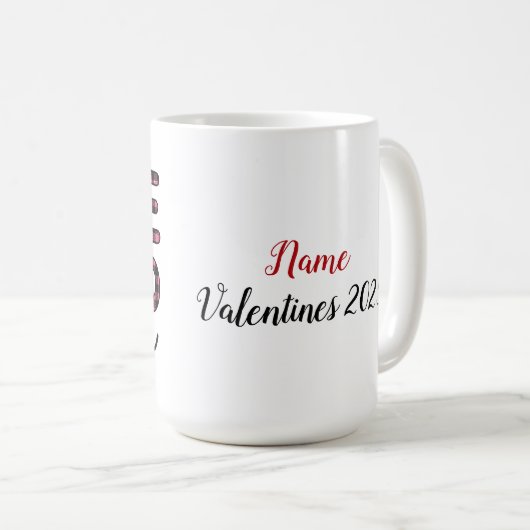 Liefde wordt mama koffie Mok genoemd (Voorkant rechts)