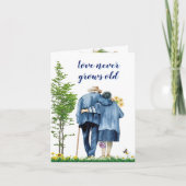 Liefde wordt nooit oud - Oud Koppel Kaart (Voorkant)