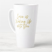 Liefde wordt wakker met je oude Mok (Linkerhoek)