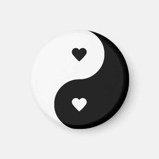 Liefde Yin Yang magneet (Voorkant)