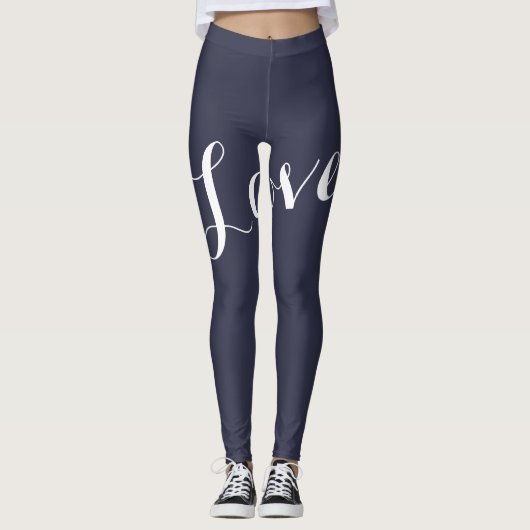 Liefde Yoga Broek Leggings (Voorkant)