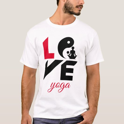 Liefde yoga t-shirt (Voorkant)