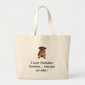 Liefde Yorkshire Terriers? Ik heb een Canvas tas n (Voorkant)