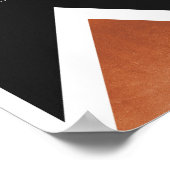 " liefde zal bergen verplaatsen " koperen afdruk poster (Hoek)