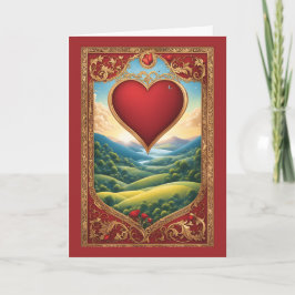 Liefde zal de Valentijn zegenen Feestdagen Kaart