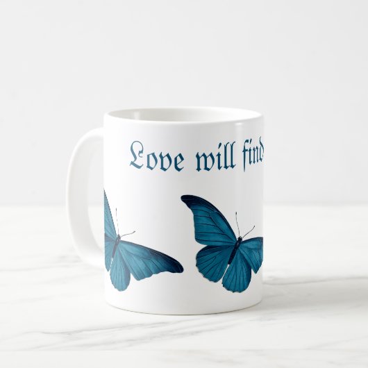 Liefde zal een manier vinden om koffie te mokken (Voorkant links)