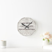 Liefde zal een manier vinden ronde klok (Huis)