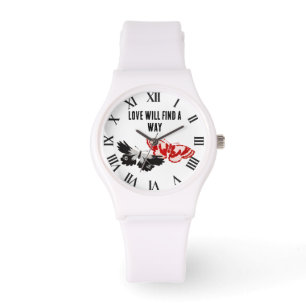 Liefde zal een weg vinden Lord Byron citaat Horloge