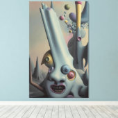 Liefde zal ons bij elkaar houden canvas afdruk (Insitu (Houten vloer))