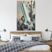 Liefde zal ons bij elkaar houden canvas afdruk (Insitu (Slaapkamer))