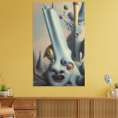 Liefde zal ons bij elkaar houden canvas afdruk (Insitu (Woonkamer))