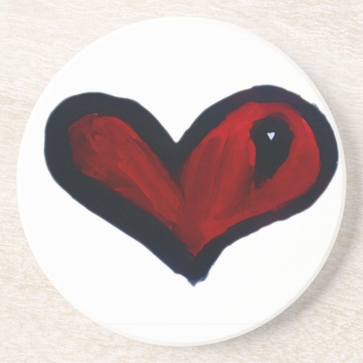 LIEFDE ZANDSTEEN ONDERZETTER (Voorkant)