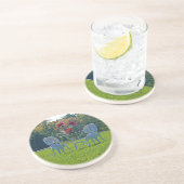 Liefde Zandsteen Onderzetter (Zijkant)