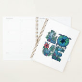Liefde Zeeschildpad Aarde Tropisch Planner (Display)
