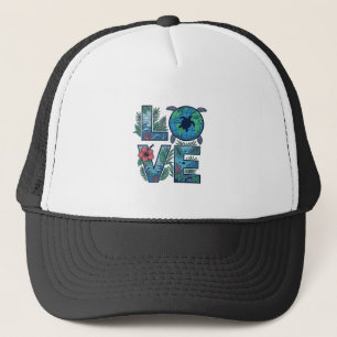 Liefde Zeeschildpad Aarde Tropisch Trucker Pet