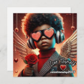 Liefde Zelf Valentijnsdag 2025 Notitiekaartje (Voorkant / Achterkant)