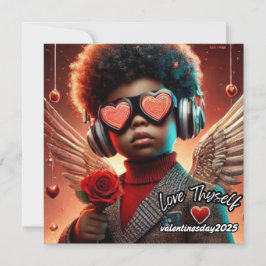 Liefde Zelf Valentijnsdag 2025 Notitiekaartje